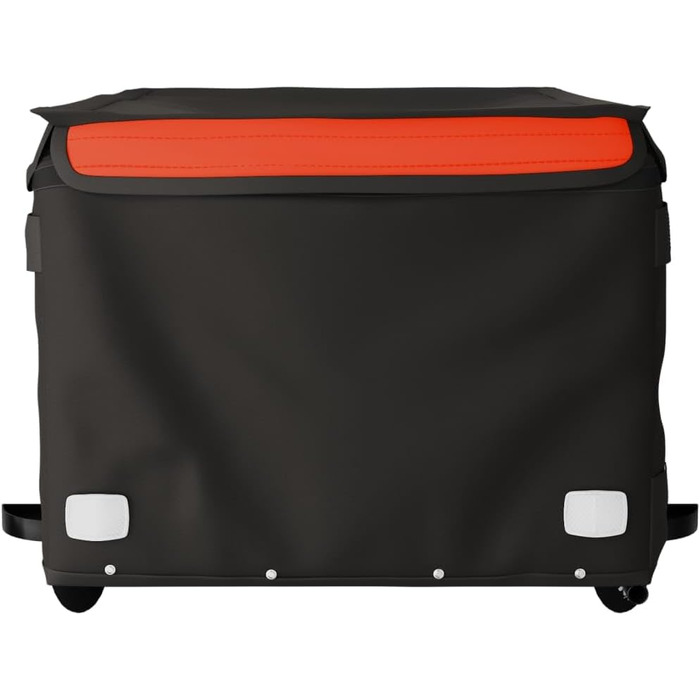 Дитячий/Універсальний причіп для велосипеда, залізний, чорно-помаранчевий, вантажопідйомність 45 кг, також для собак