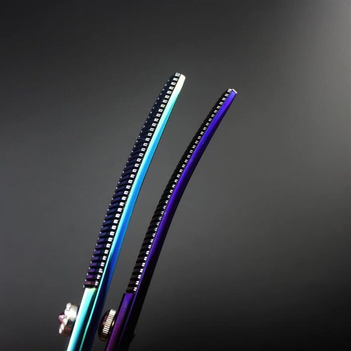 Ножиці для стрижки шерсті домашніх тварин: котів та собак, професійні, з нержавіючої сталі, 7 дюймів