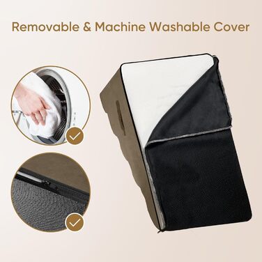 Сходинка для собак та котів PAWSCART, 4-ступенева, 49.8 см, м'який пінополіуретан, протиковзка поверхня