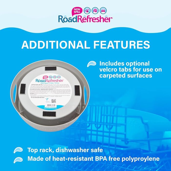 Миска для води для собак та котів Road Refresher Non Spill Grey Small - не проллється