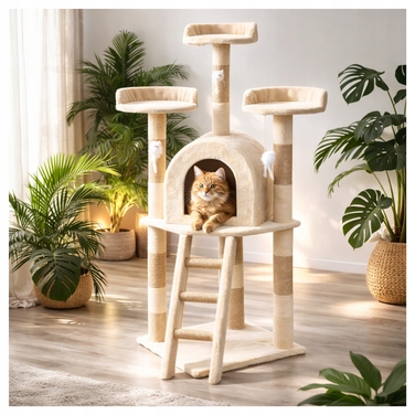 Високий когтеточка-вежа Homeek 101, 160 см