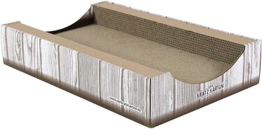 Котячий будиночок-ігрова панель Kratzmöbel 2.0 XXL | Ігровий когтеточка з гофрокартону та котячої м'яти | 34 x 56 x 12 см