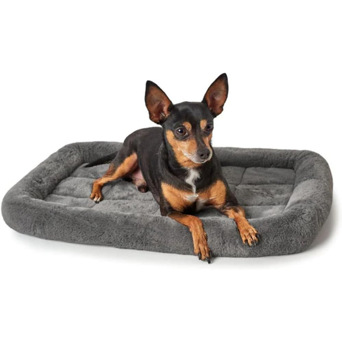Лежак для собак HUNTER Vermont Cozy L 90x60 см, сірий
