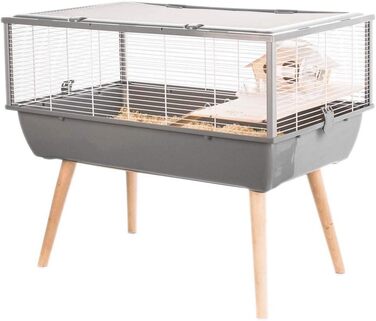 Клітка для гризунів Zolux Neo Nigha мала, 77,5×47,5×64,5 см, сіра
