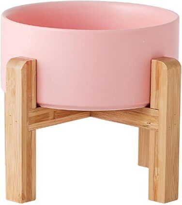 Підвищений миска для собак Petygooing з кераміки, для маленьких та середніх порід, годівниця для собак та води, з підставкою, неслизька гума, для котів та собак, 3.6 л