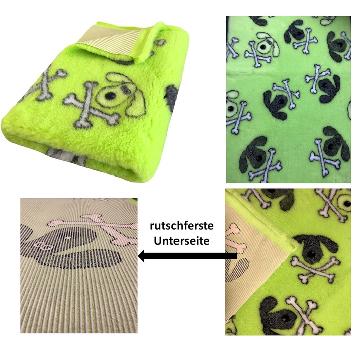 Килимок для собак Elropet Premium: неслизький, для маленьких та великих собак, розмір S (80x50 см), колір зелений