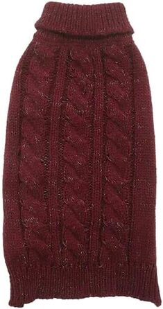 Теплий трикотажний пуловер для собак Duvoplus, 70 см, зелений, з отворами для лап, 100% акрил