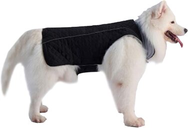 Зимовий теплий одяг для собак: куртка з коміром-стійкою, тепла ізольована верхня частина з м'яким флісом, костюм для цуценят з вітронепроникним дизайном, одяг для собак маленьких та середніх розмірів для прогулянок у холодну погоду