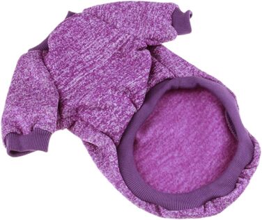 Теплий собачий светр для осені/зими (фіолетовий, розмір S)