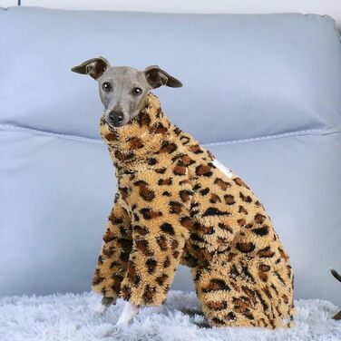 Піжама для собак Віппет, тепла, коричнева, розмір S