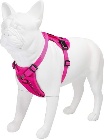 Шлея для собак Best Pet Supplies Voyager Freestyle 4-в-1, регульована, знімна підкладка, для малих і великих порід, червона, XS