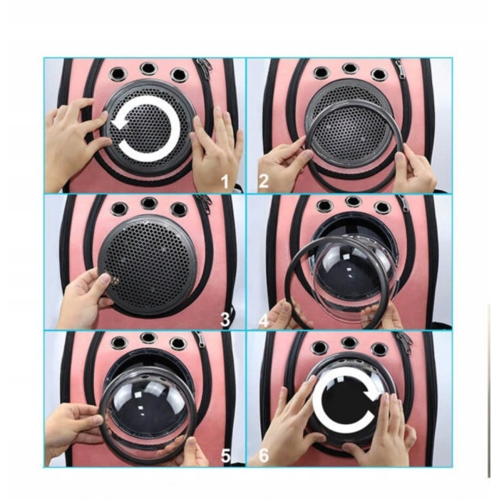 Космічний рюкзак-переноска для собак та котів (I196)