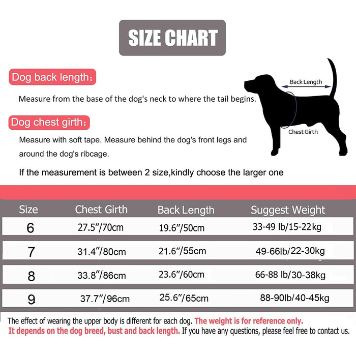 Піжама для собак, комбінезон, одяг для собак середнього та великого розміру, дихаючий, з блискавкою, м'яка бавовна