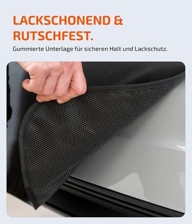Захист для вантажного відсіку LIONSTRONG® – універсальний килимок для багажника авто [з підкладкою & водонепроникний] – для собак, SUV, легкових авто – захист від подряпин та ковзання (100x73 см)
