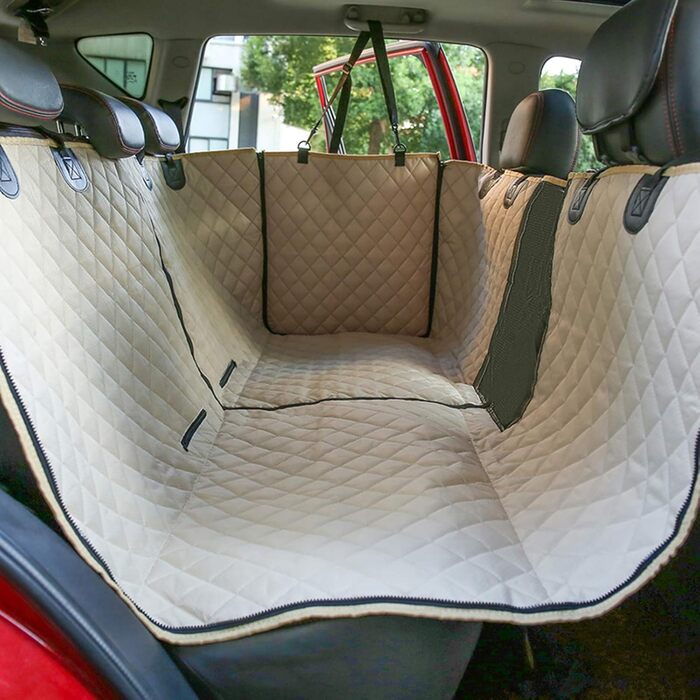 Захист для заднього сидіння авто для собак - водонепроникний, антиковзкий, з боковими захистами (для авто, універсалів, мінівенів, SUV)