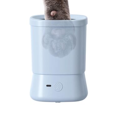 Автоматичний мийка лап для собак - блакитна. Швидка та зручна для кемпінгу, подорожей та щоденних прогулянок