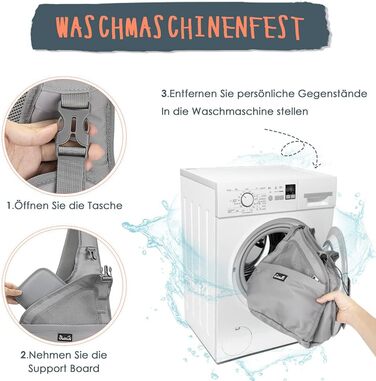 Сумка-переноска для собак до 2.8 кг, дихаюча, з регульованими лямками, жорстким дном і ременем безпеки, сіра