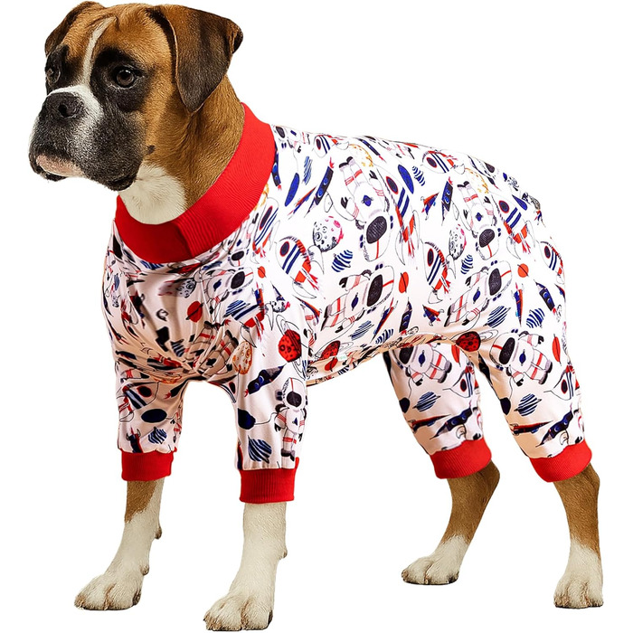 Піжама для собак великих порід LovinPet з принтом 