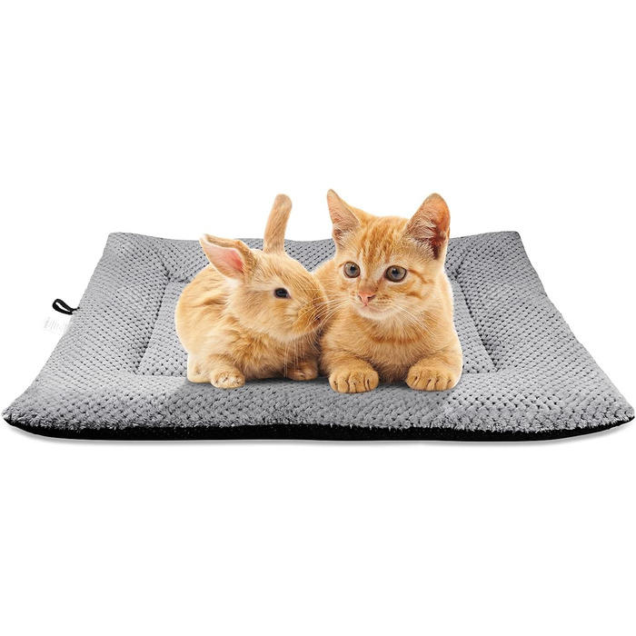 М'яке ліжко-матрац для собак та котів Onarway, 61x46 см, сіре, для маленьких тварин
