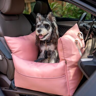 Автокрісло для тварин Booster: безпечне та зручне автоліжко для собак та котів середніх розмірів (2 шт., Fichte, Medium)