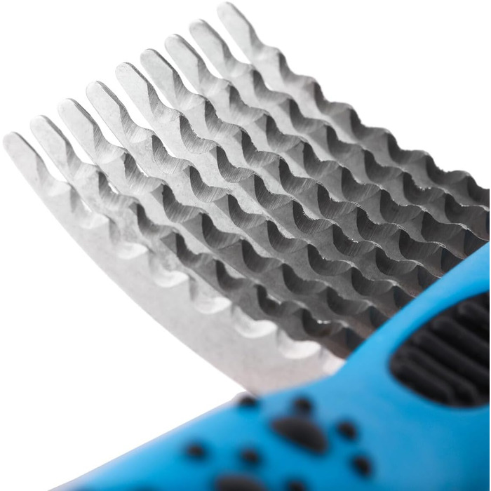 Грумінг гребінець GROOM PROFESSIONAL з 9 лез - професійна гребінка для розплутування шерсті - міцні зубці та ергономічна ручка