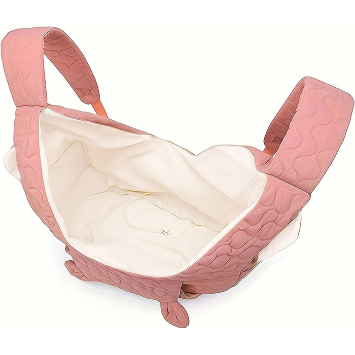 Рюкзак для собак та котів Sghtil - зручний та вентильований, для маленьких собак, кошенят, цуценят. Ідеально для прогулянок, подорожей, кемпінгу, велопоїздок та шопінгу (рожевий)