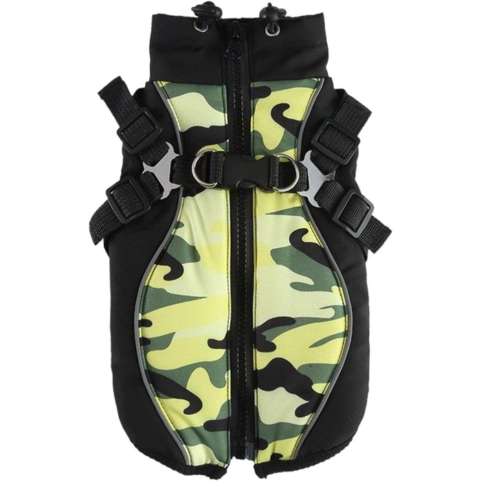 Водонепроникний зимовий одяг для собак – теплий одяг для малих, середніх та великих собак, цуценят, для прогулянок снігом, тренувань та повсякденного використання (L)