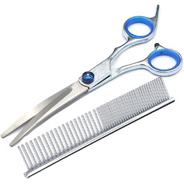 Набір для догляду за собаками Ejoyous 5 в 1: ножиці, гребінець, чохол - преміум якість