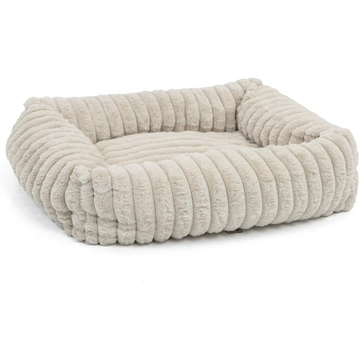 Крісло-ліжко для собак Wallace & Jones Mary - Пісок | M | 71 x 58 x 18 см | М'яке місце для сну, кошик для собак