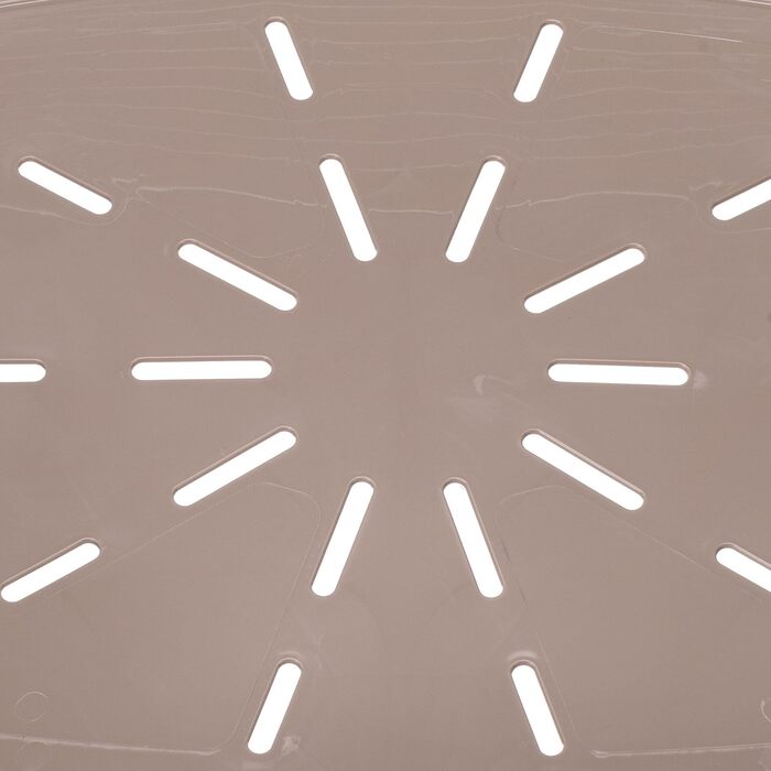 Крізьле для собак та котів Ferplast Siesta Deluxe, пластикове, 43x28x17.5 см, 49x36x18 см, сірий (Taubengrau), миється, з вентиляцією, антиковзаюче