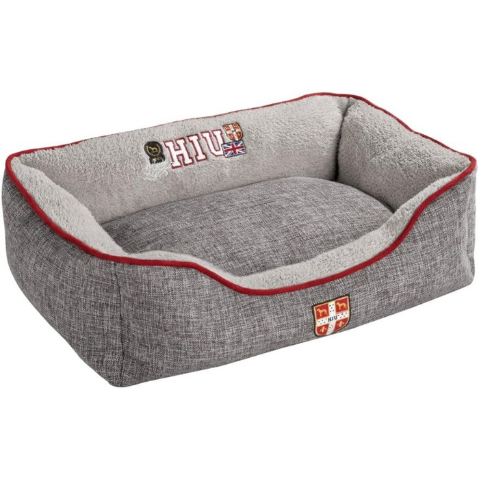 Диван-ліжко для собак HUNTER Hundesofa UNIVERSITY, сірий, розмір L (70 x 60 x 25 см)