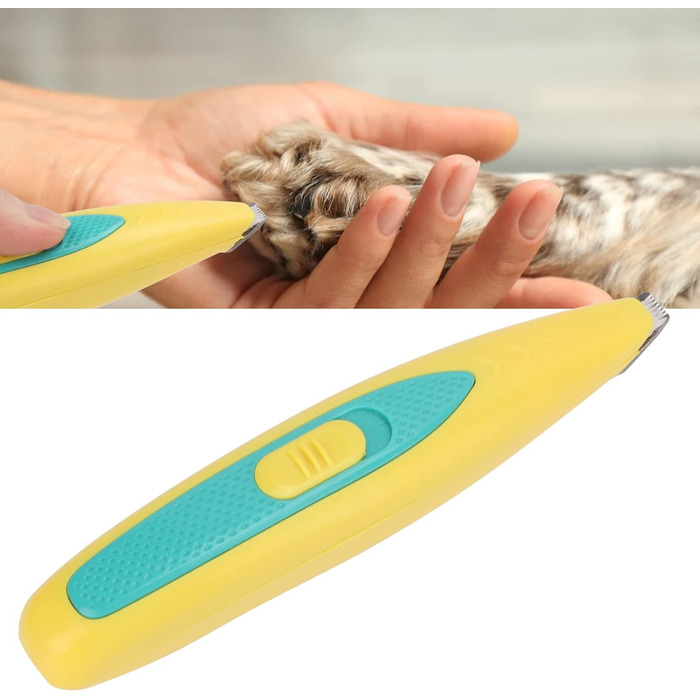 Бездротовий тример для собак та котів з щіткою, тихий, для догляду за домашніми тваринами