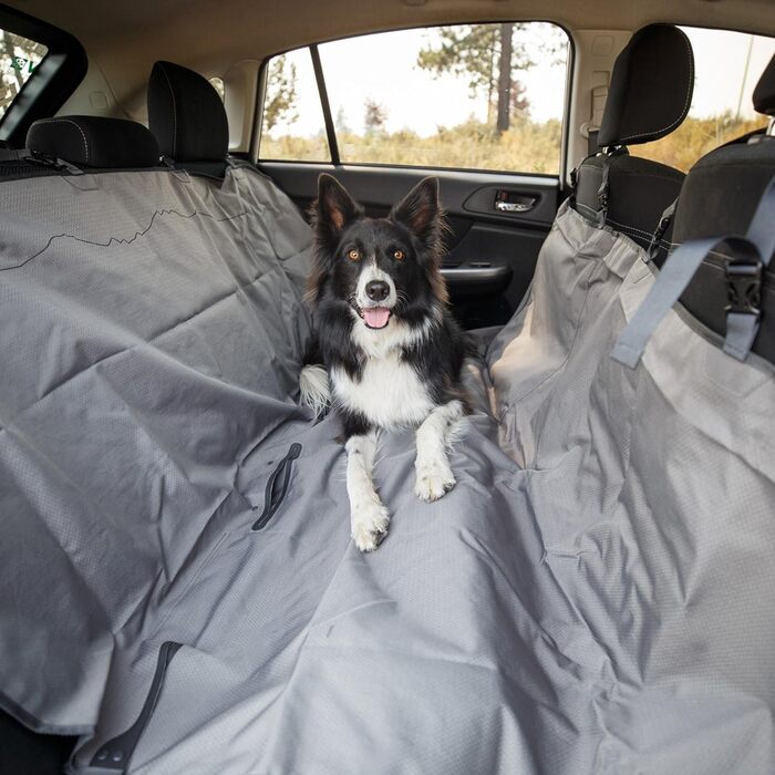 Автогамак для собак RUFFWEAR, універсальний, сірий, захисне покриття на заднє сидіння