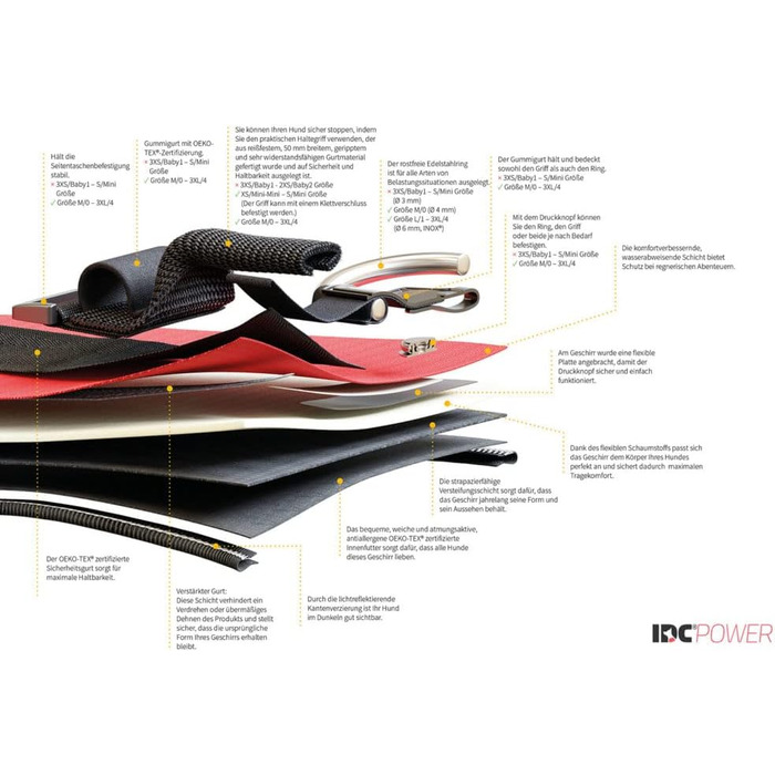 Шлейка Julius K-9 IDC Powergeschirre Anthrazitgrau з індивідуальним написом, для собак маленьких, середніх та великих порід, 16IDC+CUSTOMP-ANT