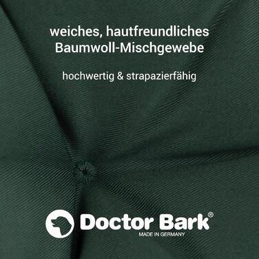 Ортопедичне ліжко для собак Doctor Bark - великі породи, XXL (110x100 см), зелене, миється до 95°C