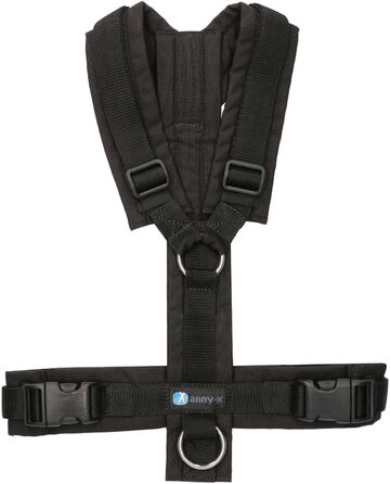 Шлейка для собак Anny-X Brustgeschirr Fun, чорного кольору, розмір L (обхват грудей 78-96 см)