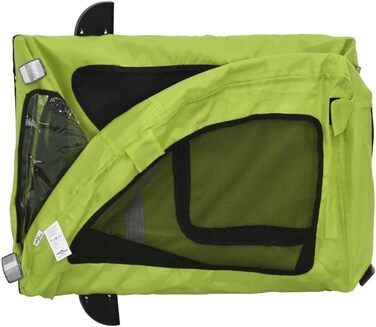 Причіп для собак Gecheer - переноска для собак до 45 кг, зелений, 137x68x72 см