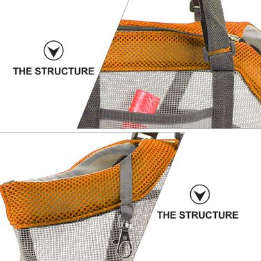 Транспортувальна сумка для собак та котів iplusmile - велика, дихаюча, з нейлону, з підкладкою та регульованим ременем