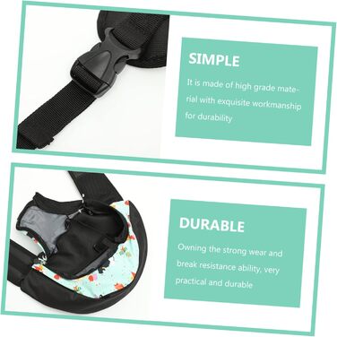 Сумка-переноска для собак та котів Housoutil - зелена, 44x26x2 см, для подорожей та прогулянок