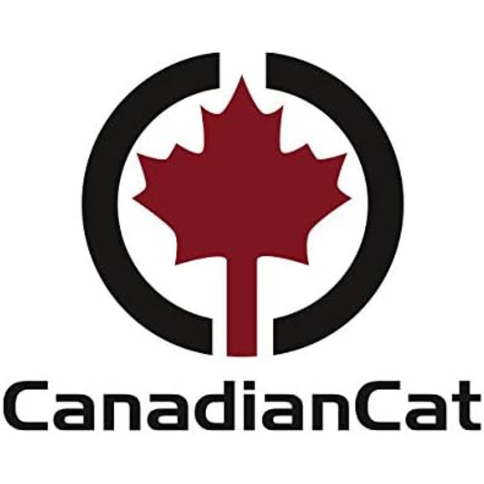 CanadianCat Company XXL ігровий майданчик для котів 85x54x5,8 см із вбудованим картонним дряпаком, котяча іграшка, світло-сіре дерево