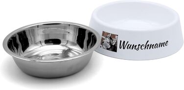 Миска для корму з фотографією для собак PhotoFancy® - персоналізована з власним дизайном, Layout 1