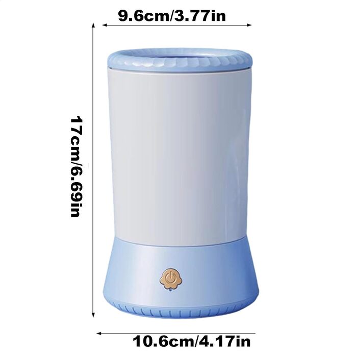 Автоматична мийка лап для домашніх тварин – розумний пристрій для очищення лап собак | Електрична чаша для миття котячих лапок, аксесуари для догляду за тваринами (блакитна)