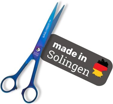 Професійна пряма ножиця для собак з титану EHASO – 20 см, нержавіюча, довговічна