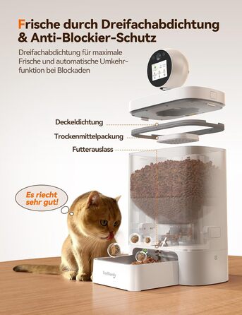 Автоматичний кормушка для котів FEELNEEDY з додатком