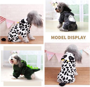 PETCUTE Зимовий теплий одяг для собак, куртка з мультмалюнком, одяг для маленьких, середніх та великих собак, пуловер для собак з кнопками, підходить для Лабрадора, Чихуахуа, Французького бульдога, XL, смугастий