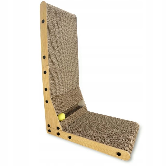 Кутовий кігтеточка для котів Mersjo SNAPPY 60 см 2в1