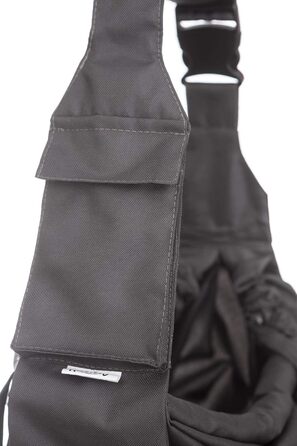 Трагета для собак та котів PillowPrim - переноска для тварин на плечі, сіра