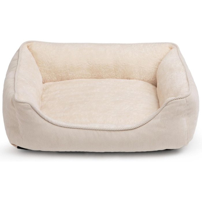 Килимок для котів та собак Hollypet, м'який лежак для тварин, 55x45x15 см, бежевий