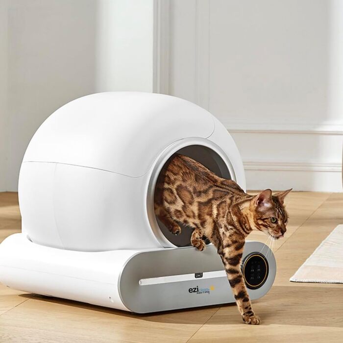 Автоматичний туалет для котів EZICLEAN CATBOT K8i з самоочищенням та Wi-Fi
