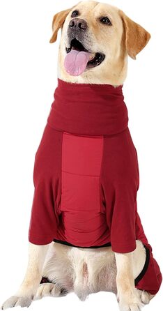 Водонепроникний зимовий одяг для собак: теплий, вітрозахисний зимовий одяг для малих та середніх собак, розмір M, червоний колір. Ідеально для прогулянок, походів та кемпінгу на природі.